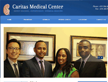 Tablet Screenshot of caritasmed.com